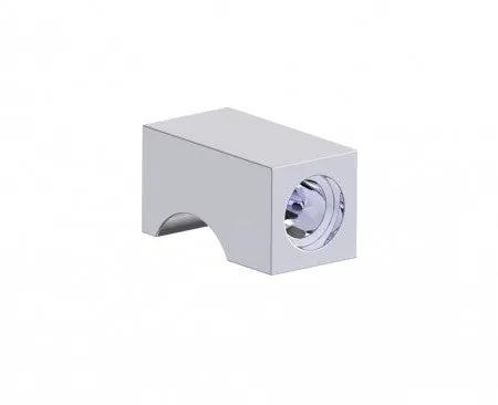 polished chrome door handle
