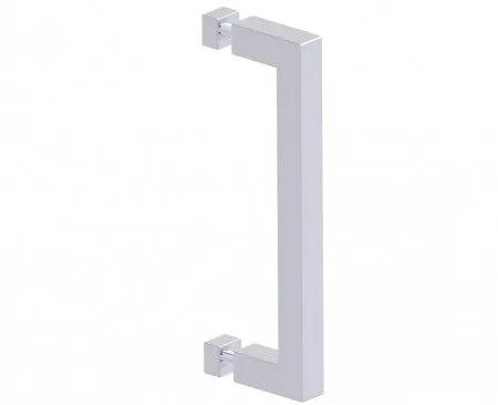 polished chrome door handle