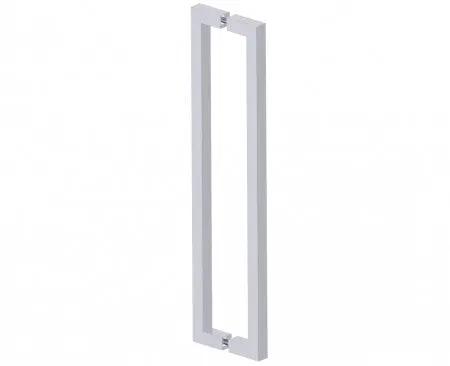 polished chrome door handle