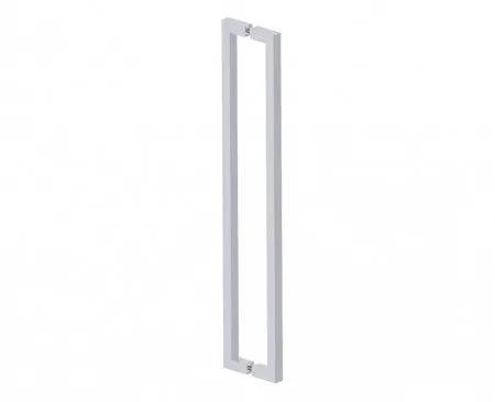 polished chrome door handle