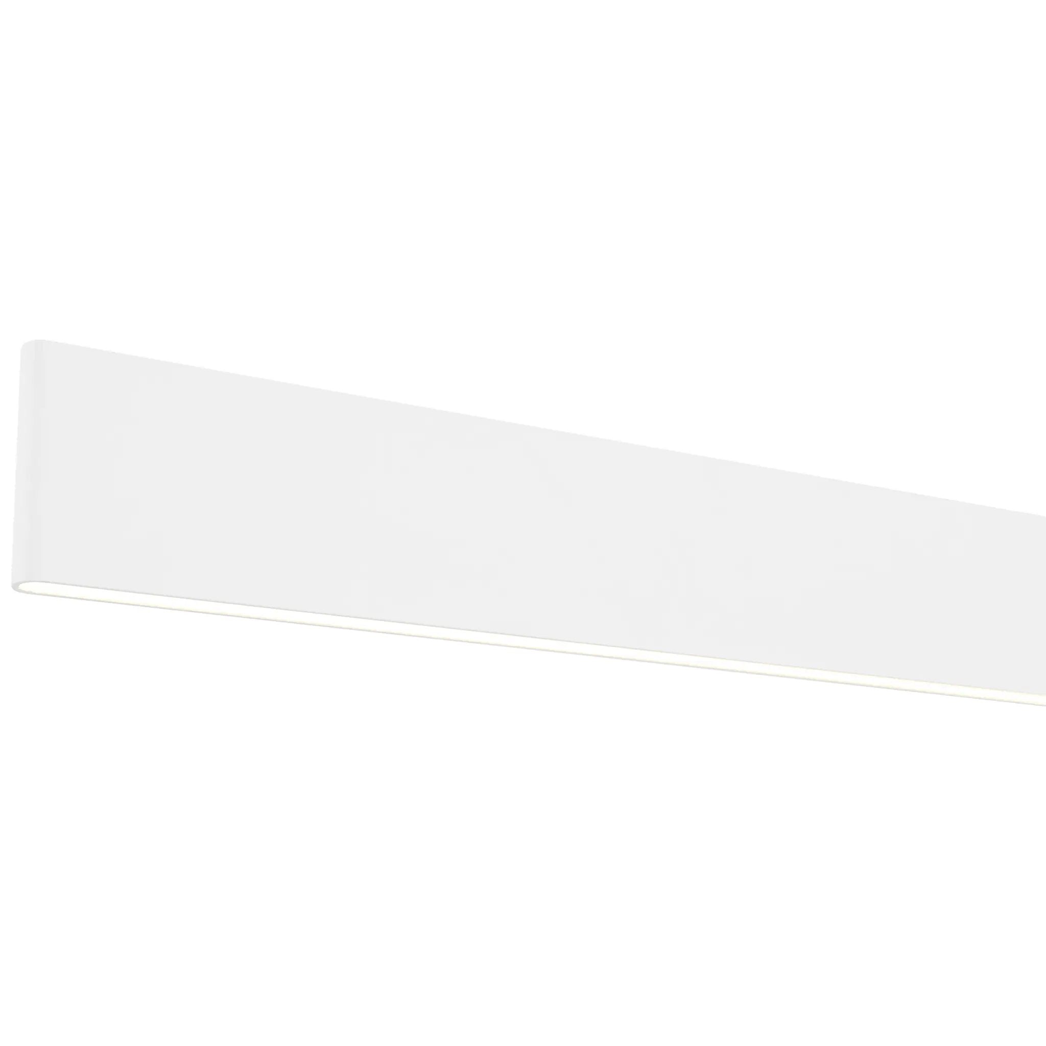 matte white led linear pendant