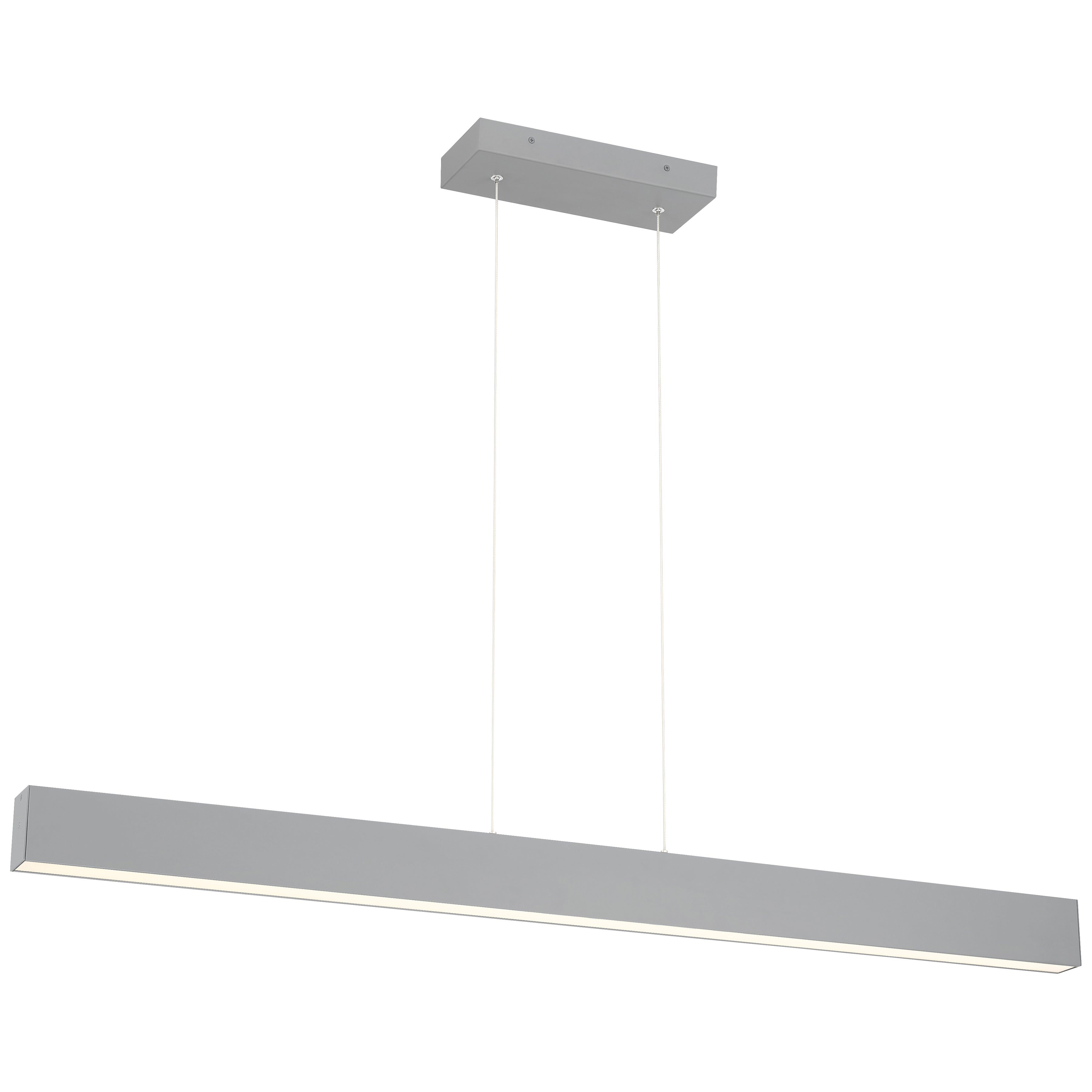 gray dual voltage led linear pendant