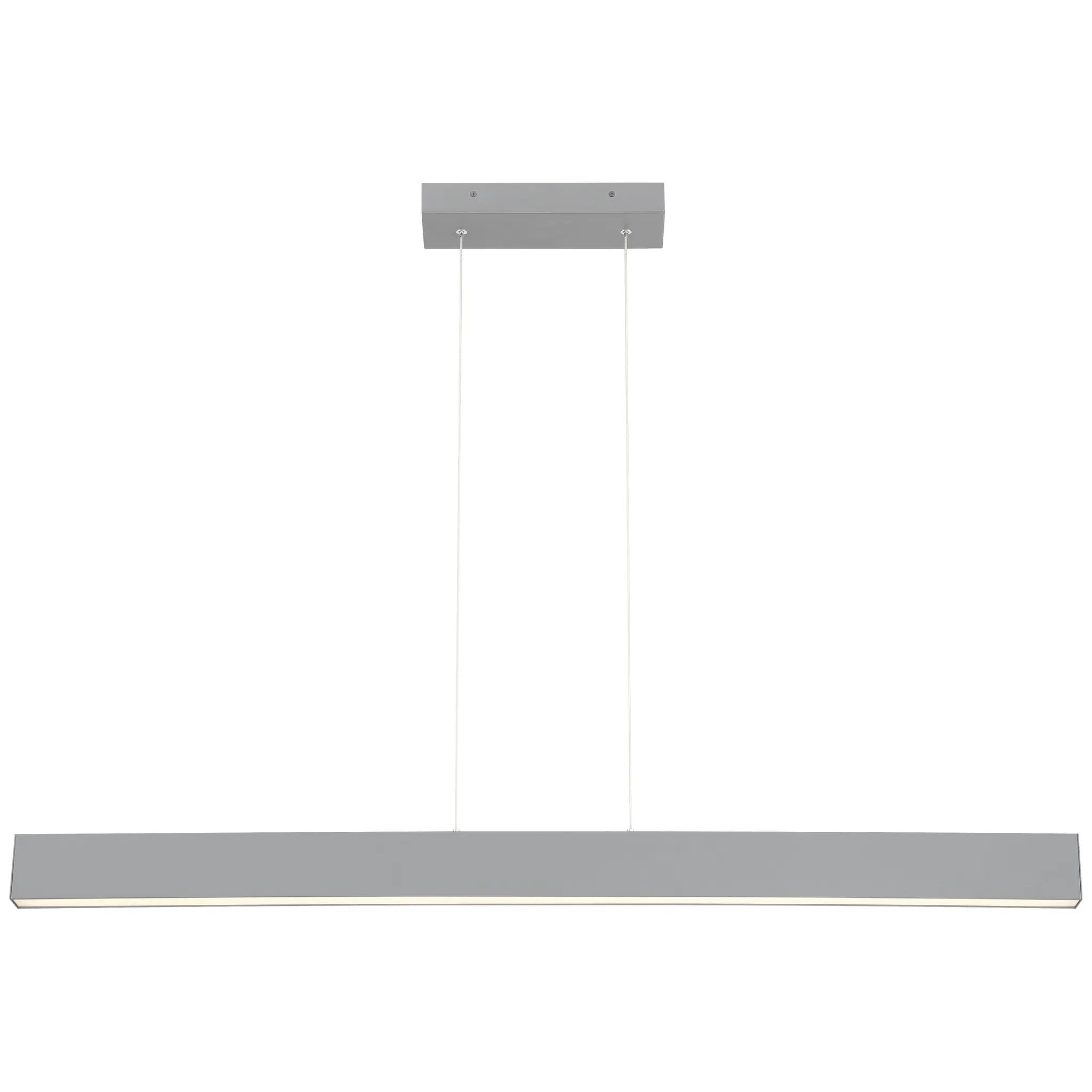 gray dual voltage led linear pendant