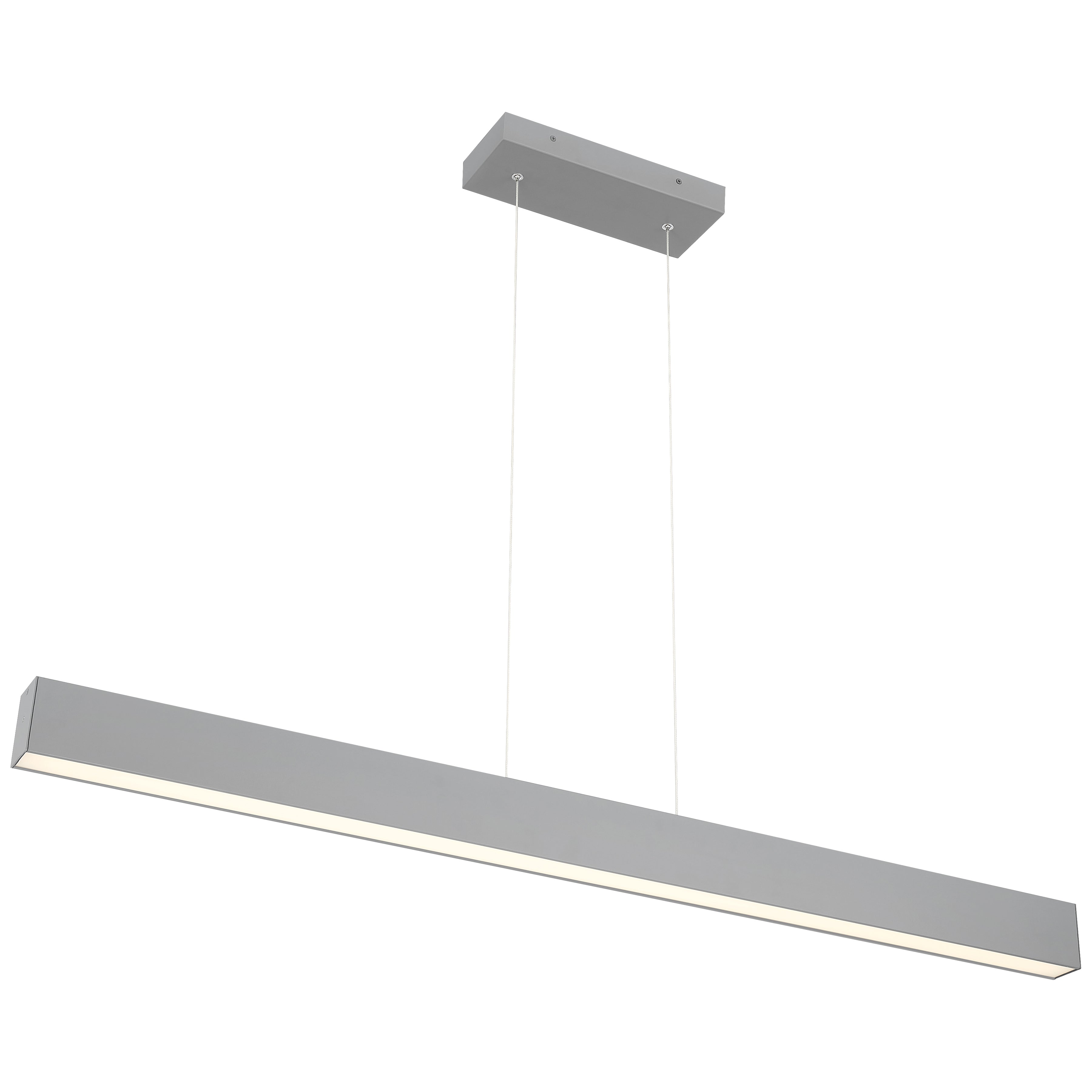 gray dual voltage led linear pendant