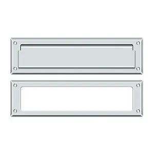 polished chrome mail slot