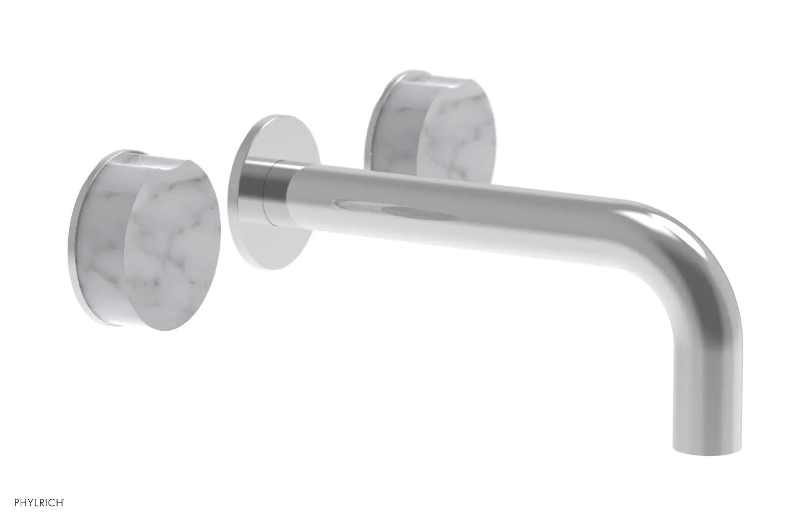 polished chrome lavatory set