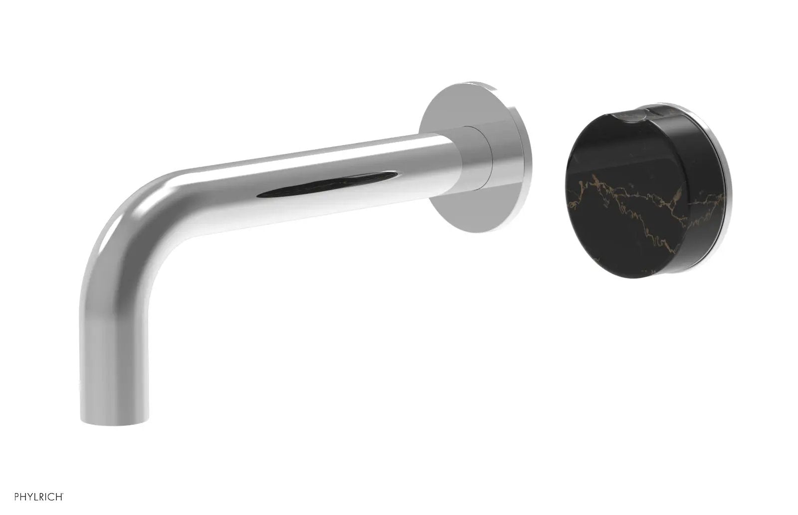 polished chrome lavatory set