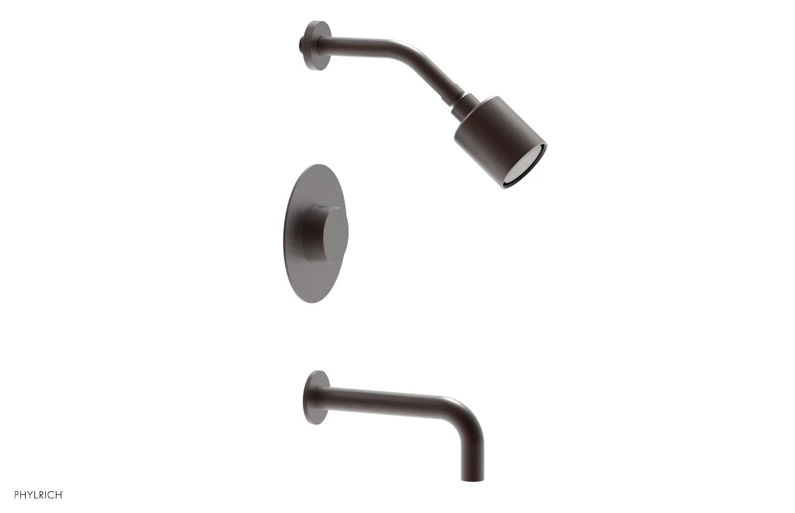Phylrich CIRC Pressure Balance Tub and Shower Set - Round Handle by Phylrich