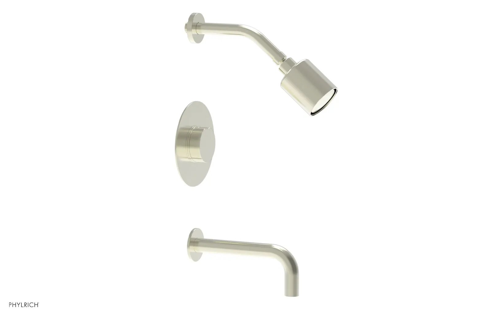Phylrich CIRC Pressure Balance Tub and Shower Set - Round Handle by Phylrich
