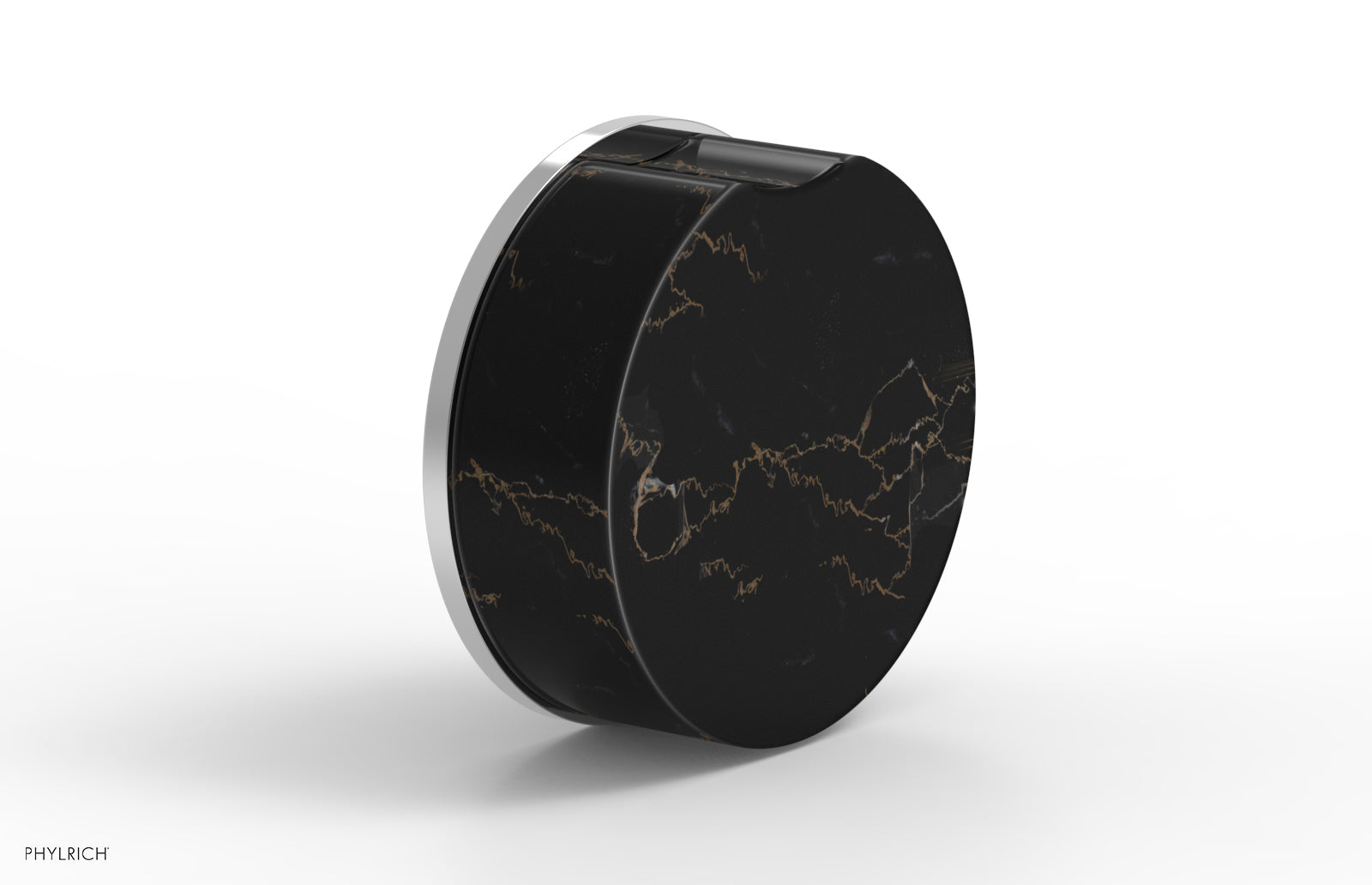 polished chrome trim