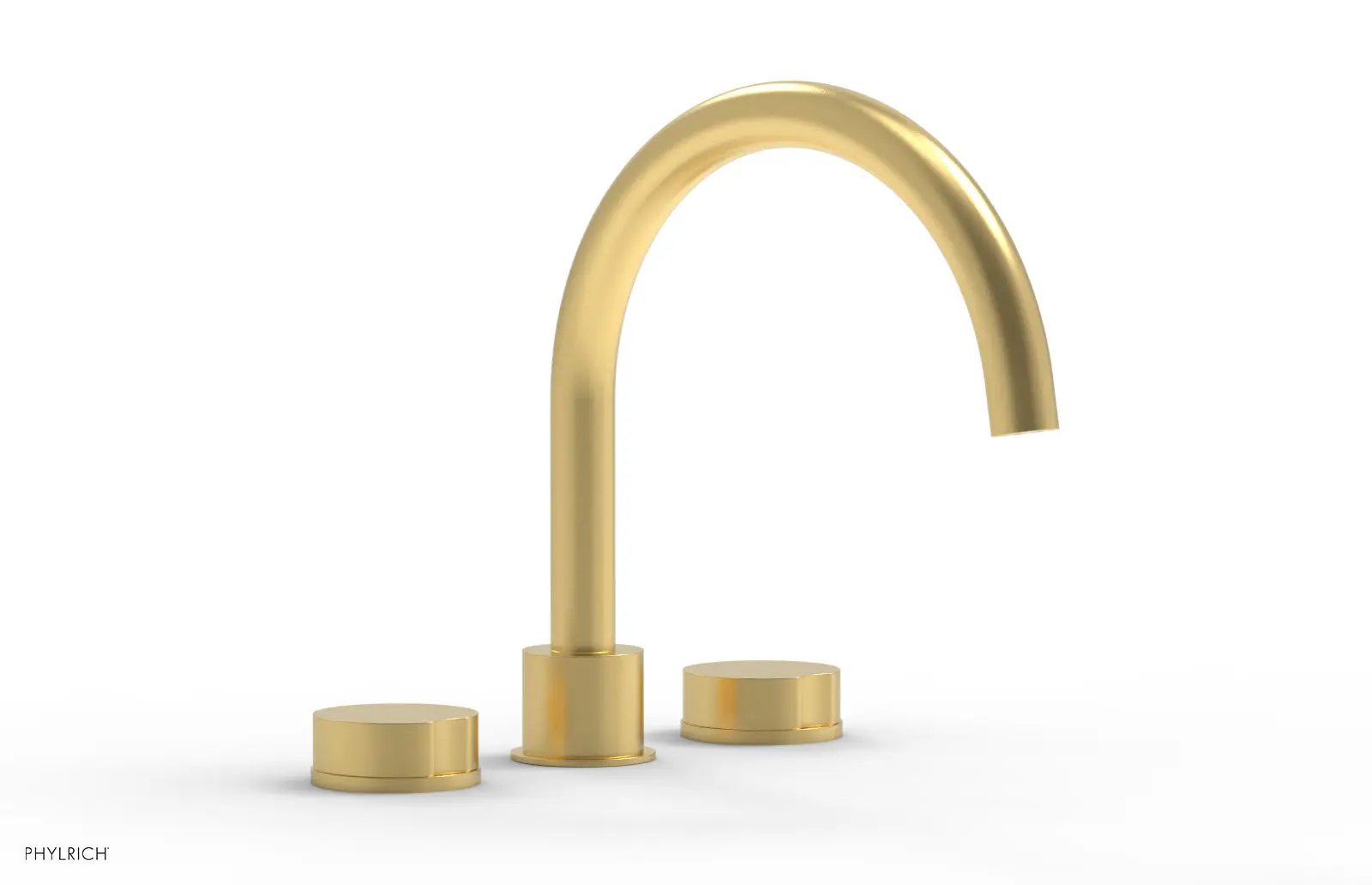 Phylrich CIRC Deck Tub Set - High Spout Round Handles by Phylrich