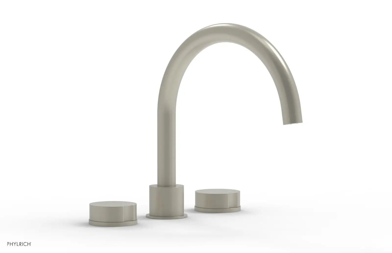 Phylrich CIRC Deck Tub Set - High Spout Round Handles by Phylrich