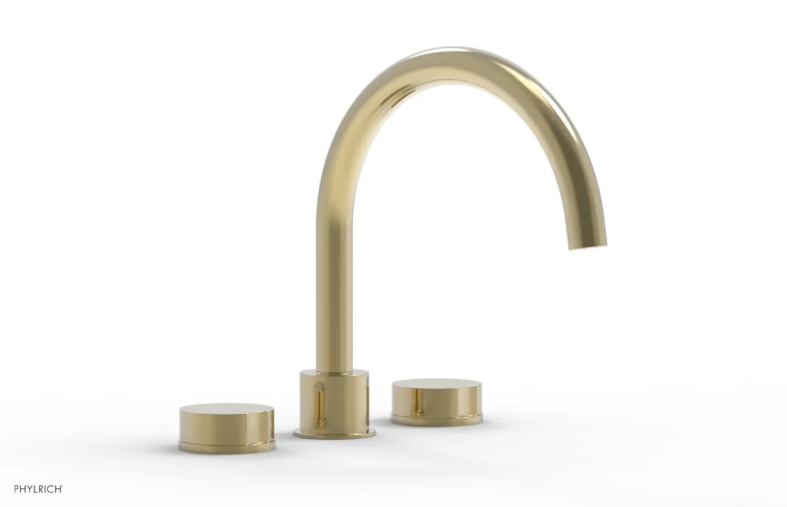 Phylrich CIRC Deck Tub Set - High Spout Round Handles by Phylrich