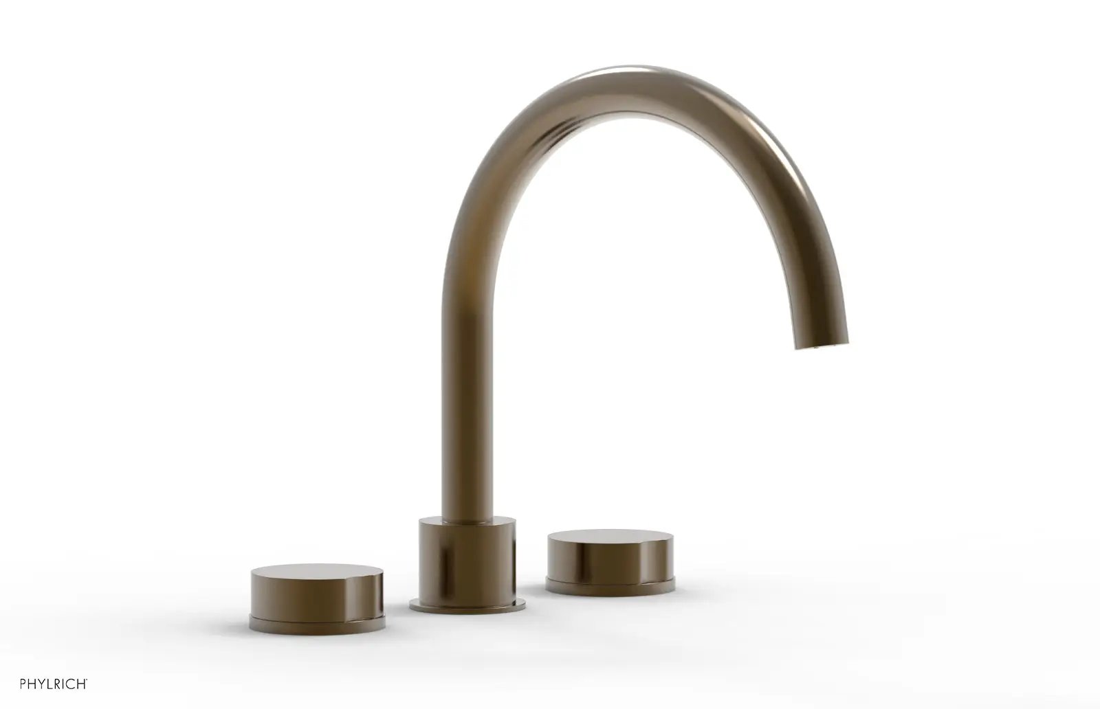 Phylrich CIRC Deck Tub Set - High Spout Round Handles by Phylrich