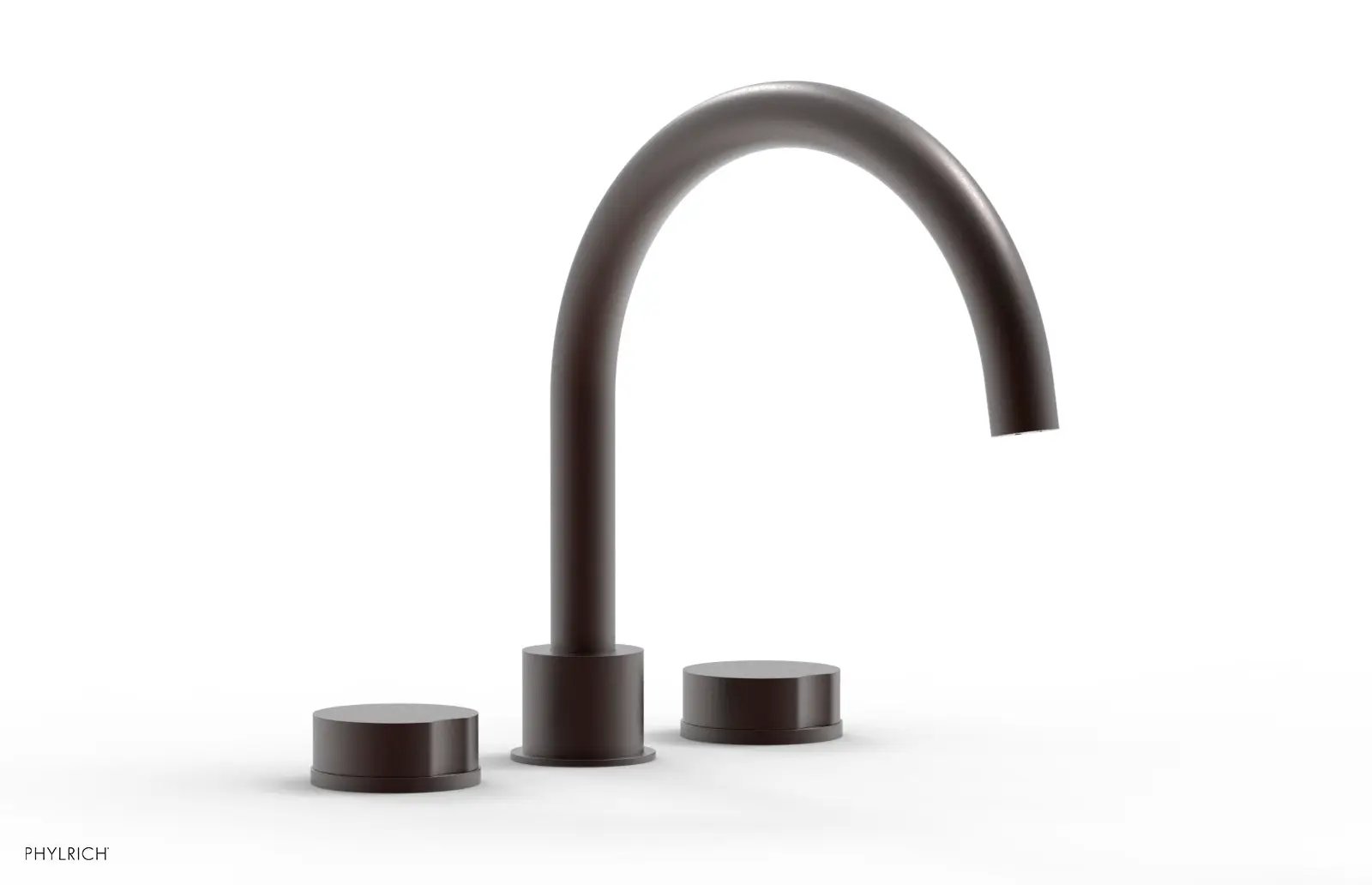 Phylrich CIRC Deck Tub Set - High Spout Round Handles by Phylrich