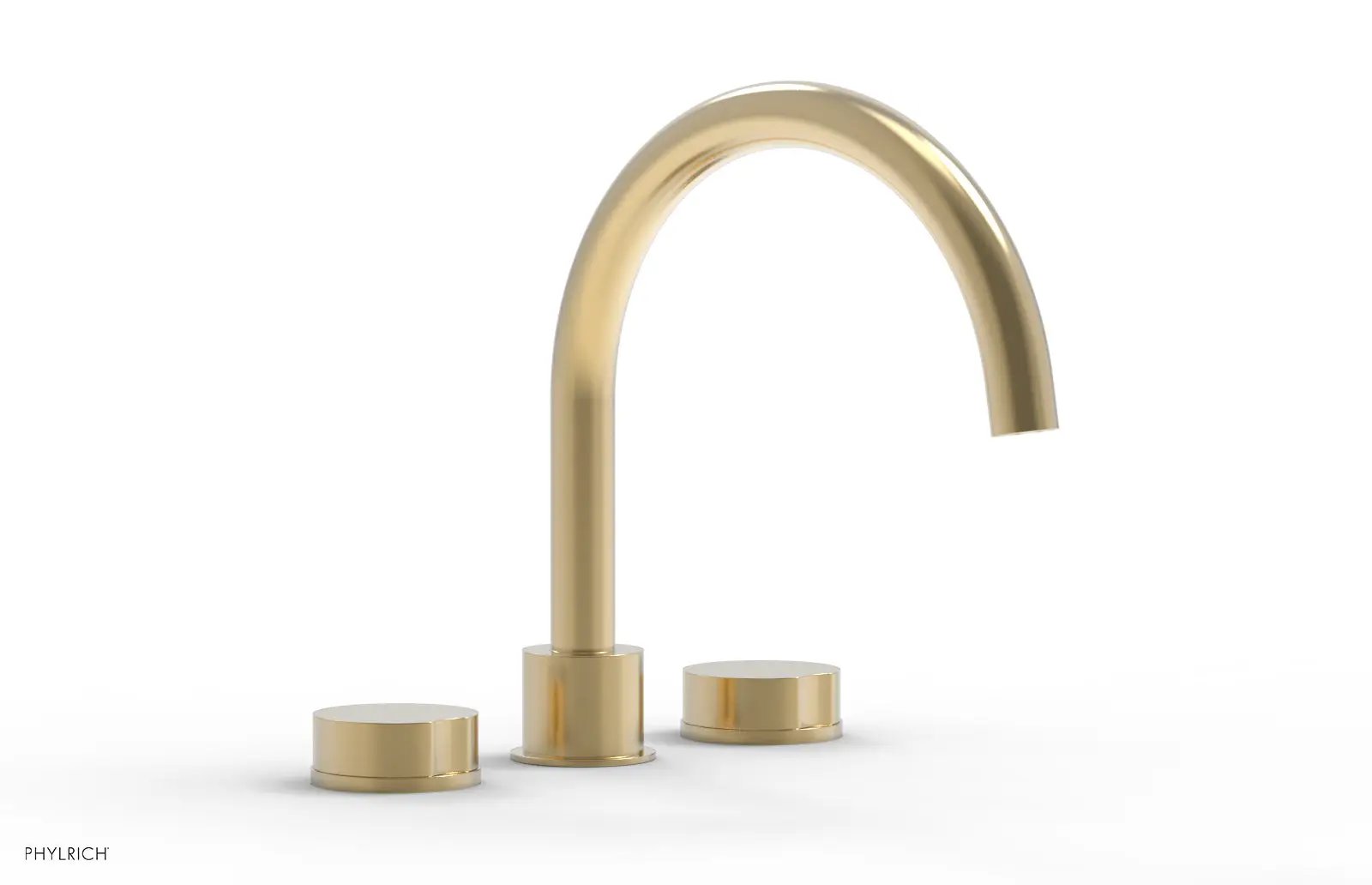Phylrich CIRC Deck Tub Set - High Spout Round Handles by Phylrich