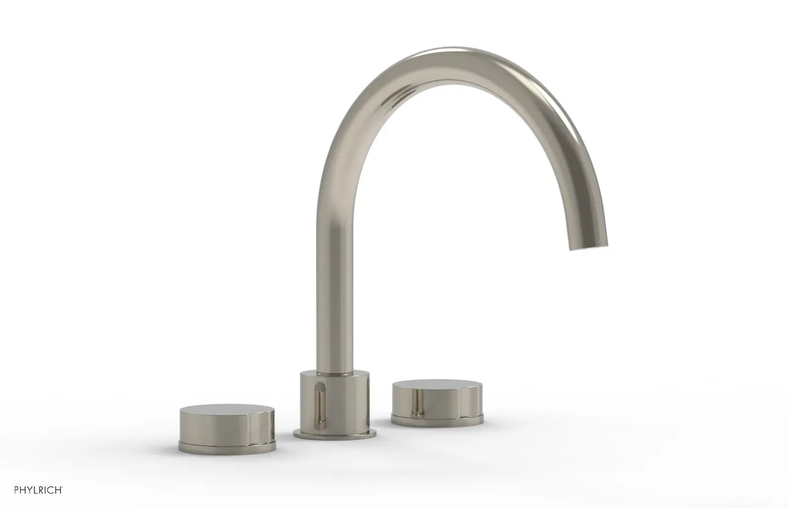 Phylrich CIRC Deck Tub Set - High Spout Round Handles by Phylrich