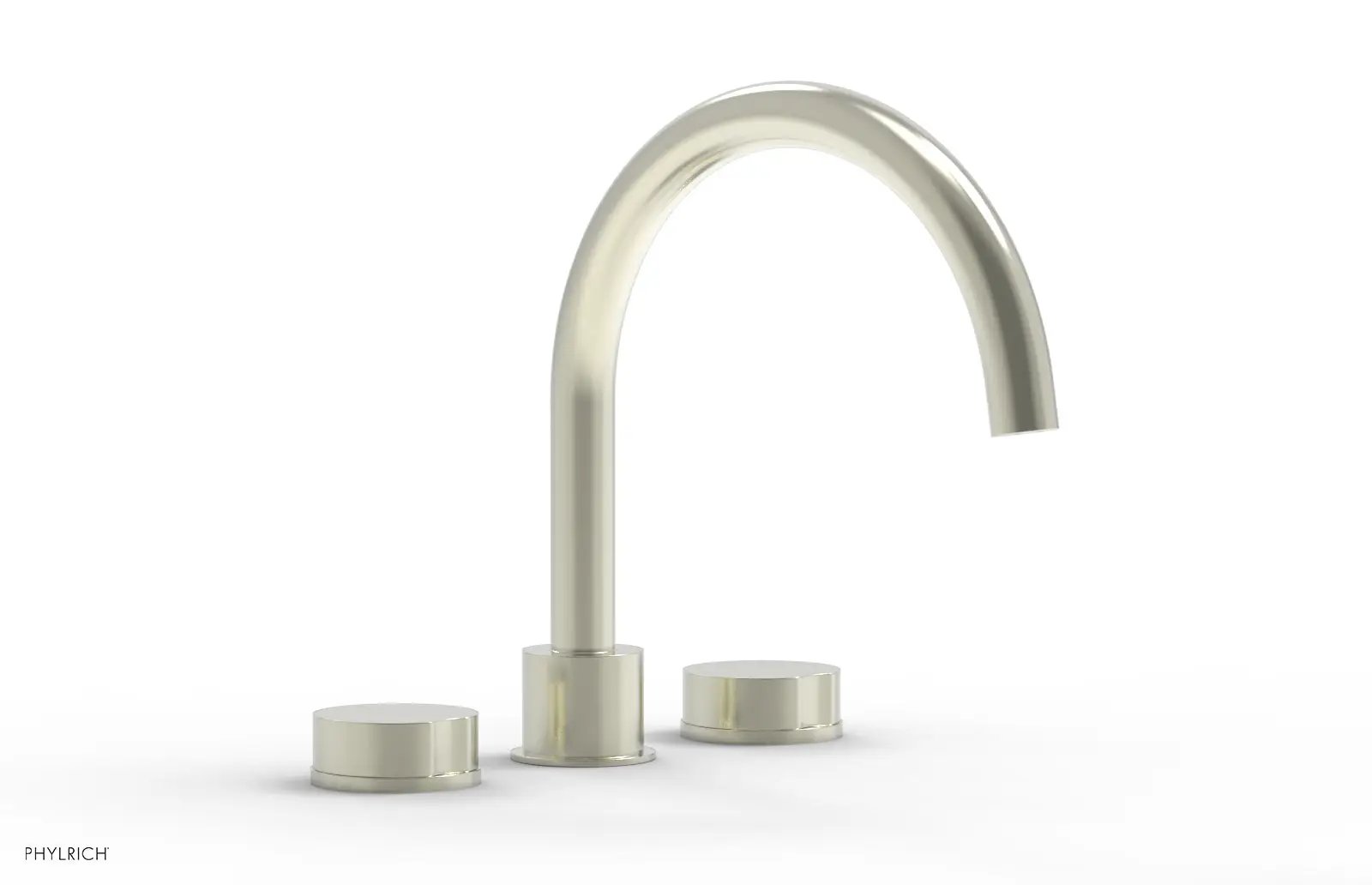 Phylrich CIRC Deck Tub Set - High Spout Round Handles by Phylrich