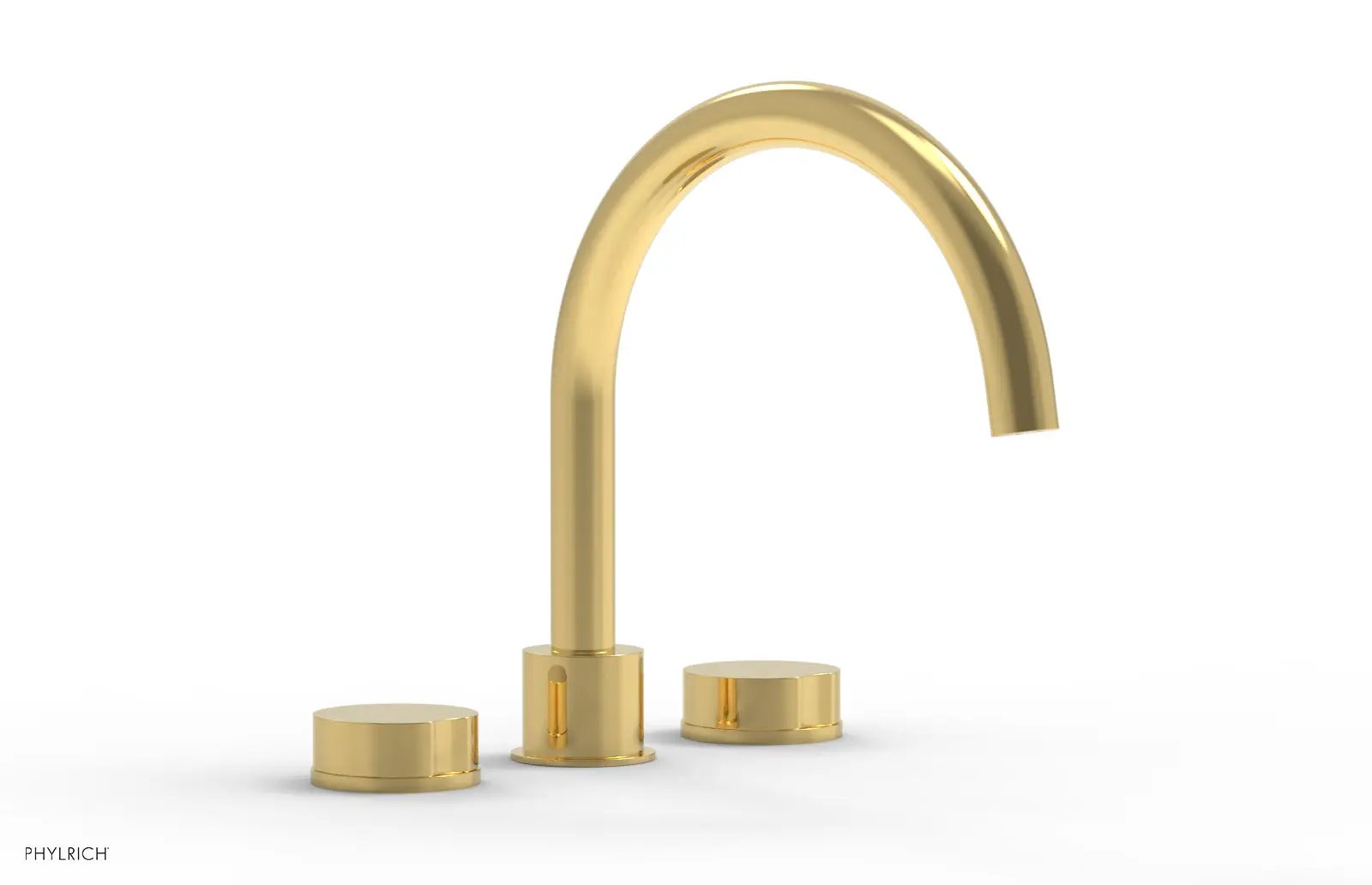 Phylrich CIRC Deck Tub Set - High Spout Round Handles by Phylrich