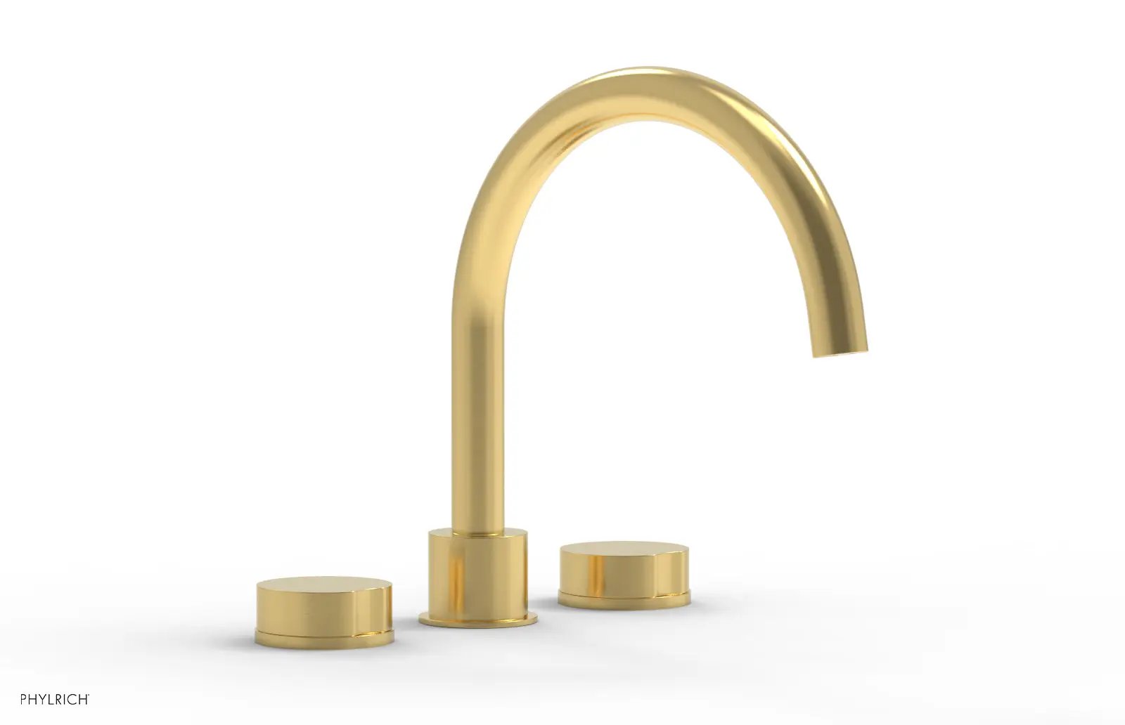 Phylrich CIRC Deck Tub Set - High Spout Round Handles by Phylrich