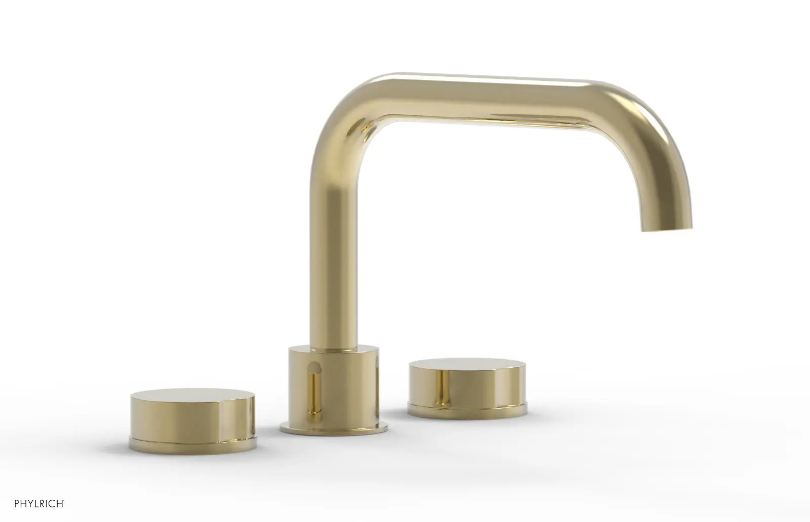 Phylrich CIRC Deck Tub Set - Low Spout Round Handles by Phylrich