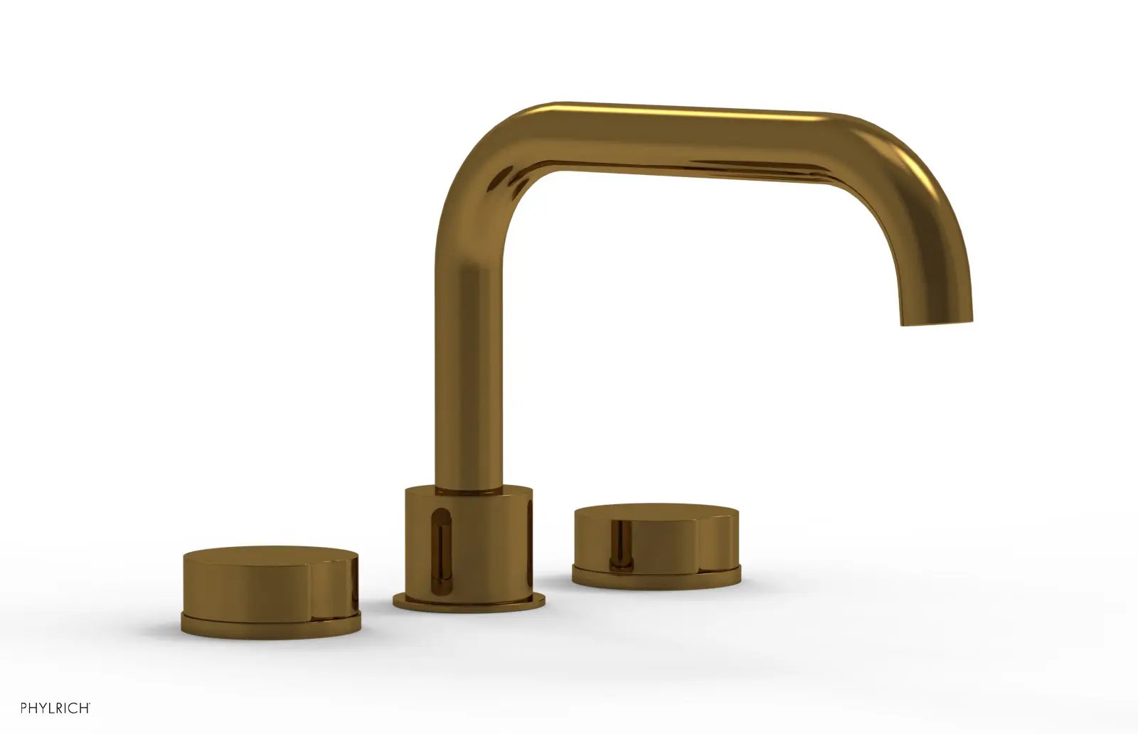 Phylrich CIRC Deck Tub Set - Low Spout Round Handles by Phylrich