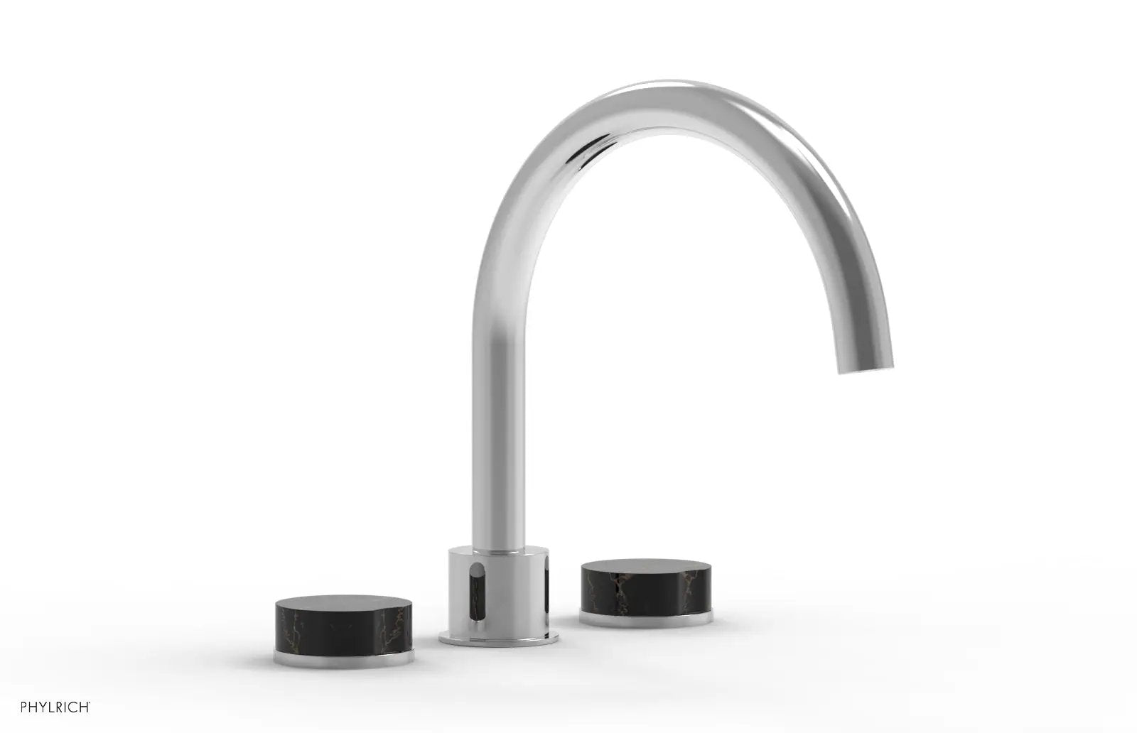 polished chrome tub set