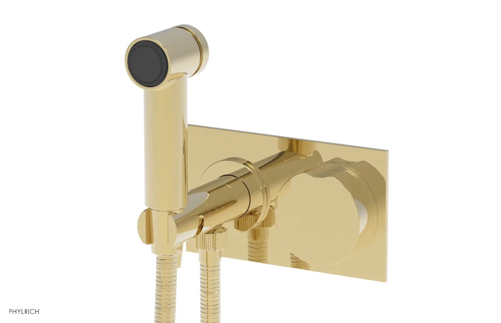 Phylrich CIRC Wall Mounted Bidet, Round Handle by Phylrich