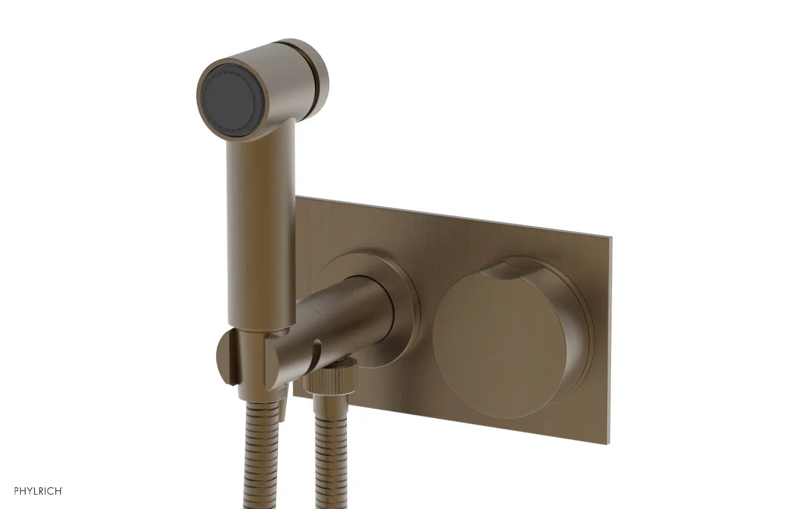Phylrich CIRC Wall Mounted Bidet, Round Handle by Phylrich