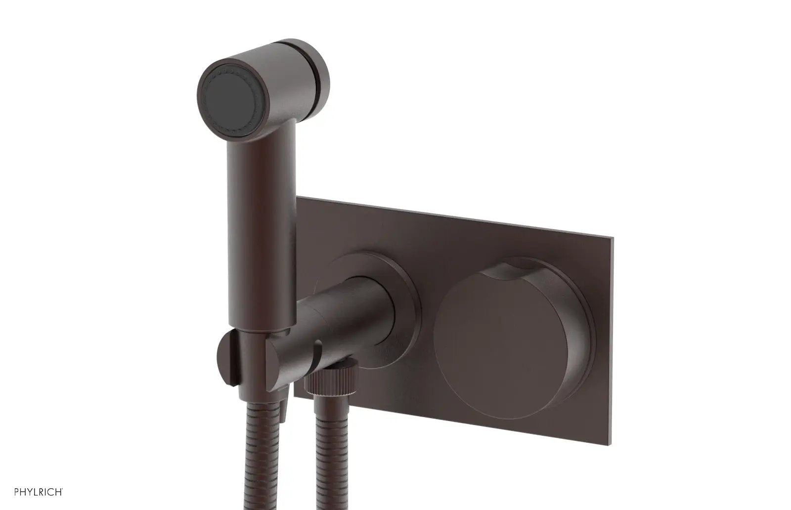Phylrich CIRC Wall Mounted Bidet, Round Handle by Phylrich
