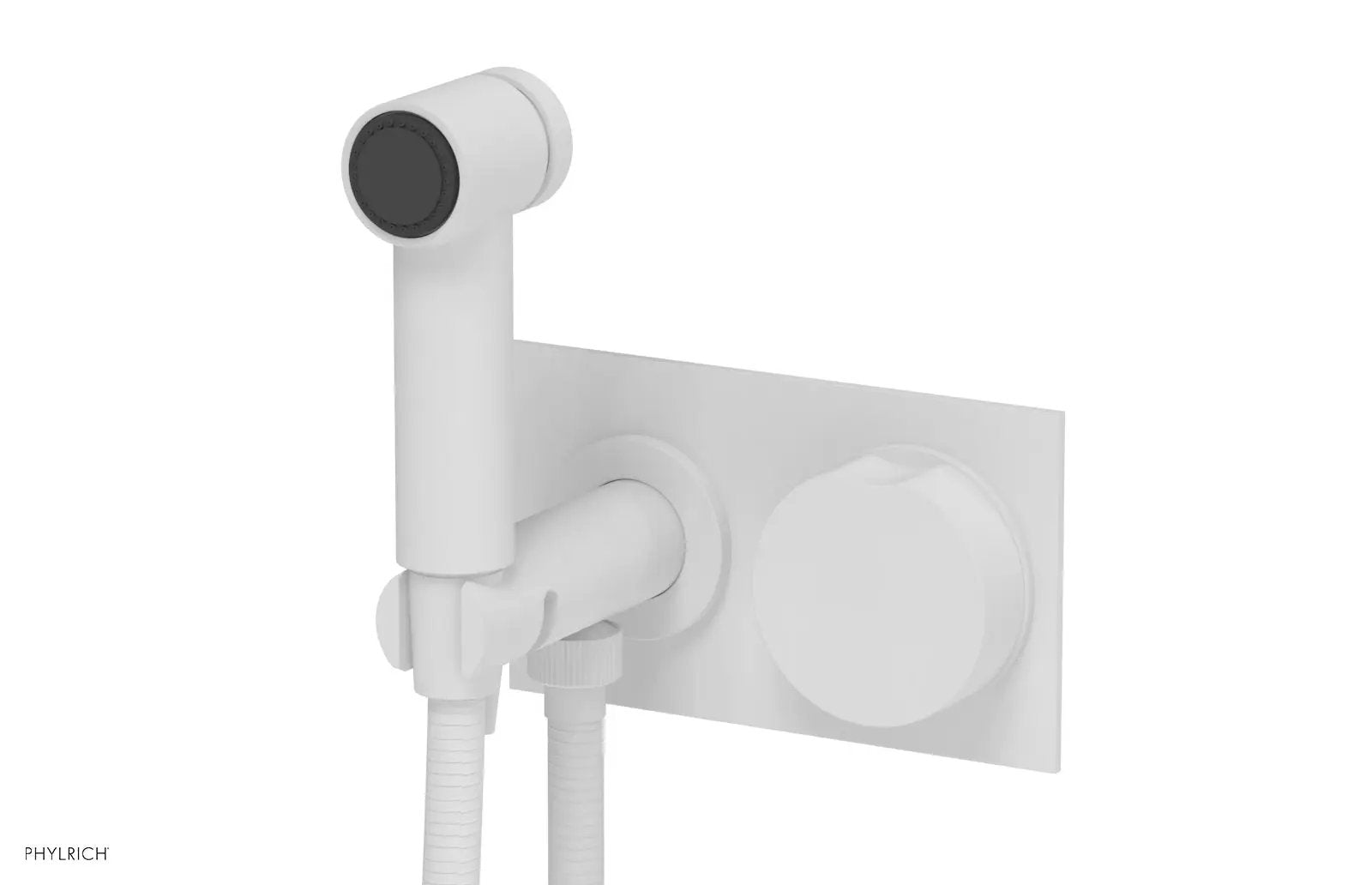Phylrich CIRC Wall Mounted Bidet, Round Handle by Phylrich