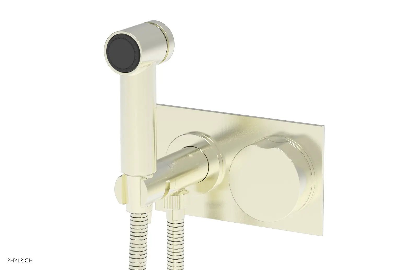 Phylrich CIRC Wall Mounted Bidet, Round Handle by Phylrich