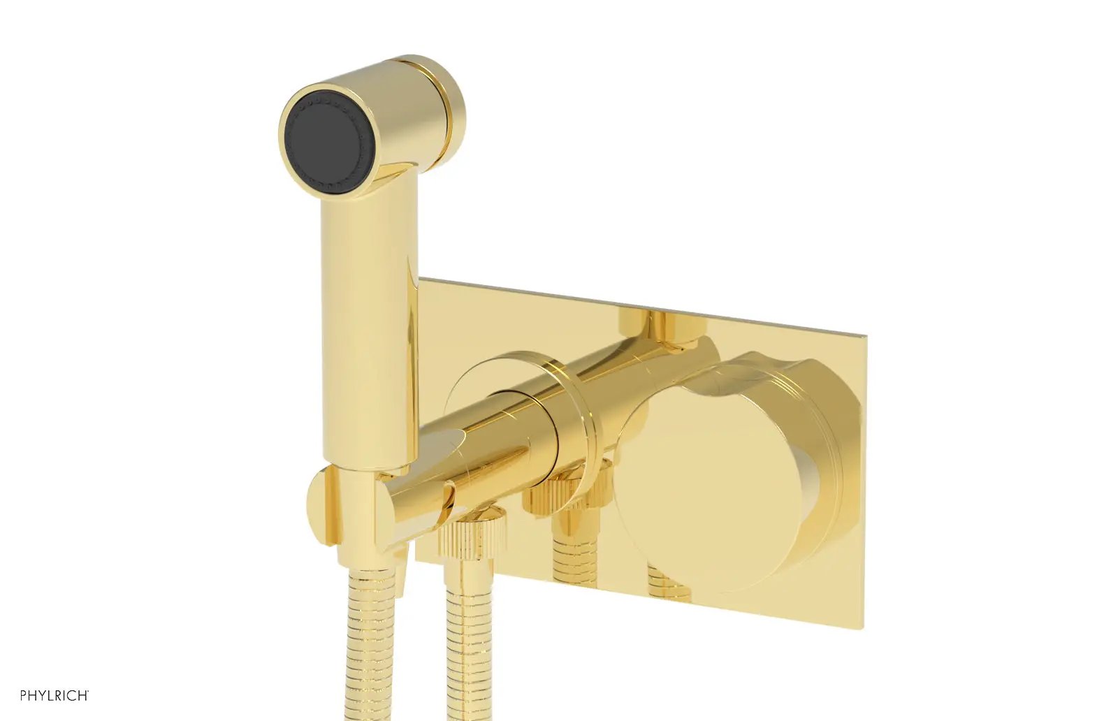Phylrich CIRC Wall Mounted Bidet, Round Handle by Phylrich