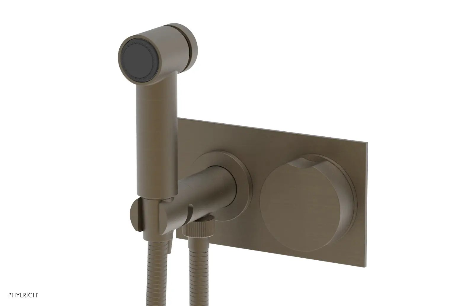 Phylrich CIRC Wall Mounted Bidet, Round Handle by Phylrich