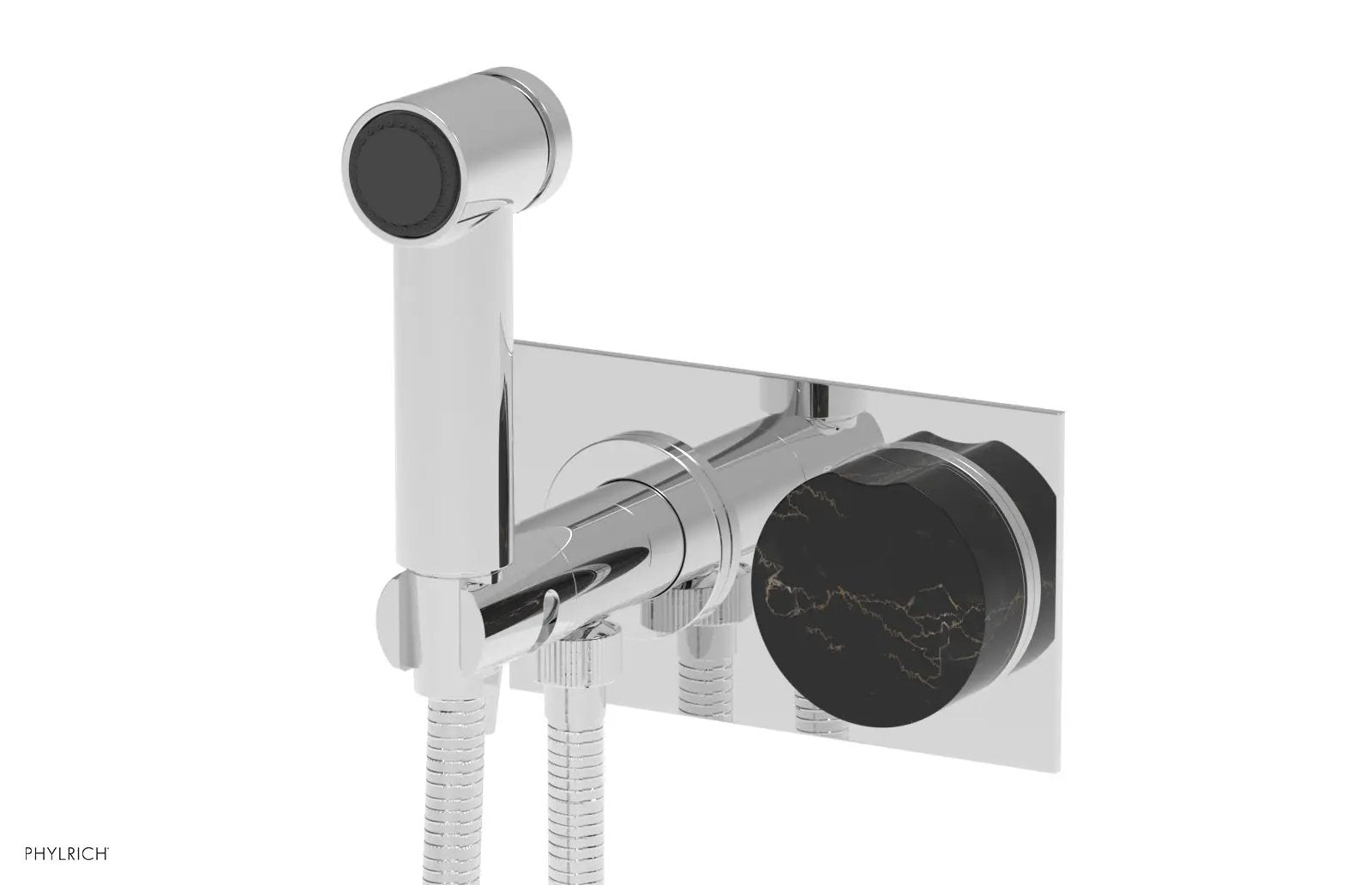 polished chrome bidet