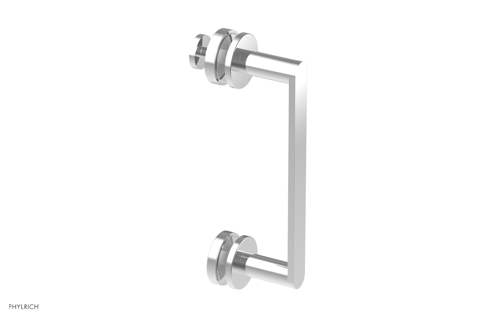 polished chrome shower pull