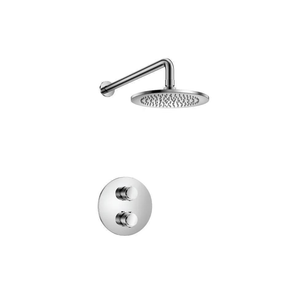 chrome shower set