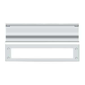 polished chrome mail slot