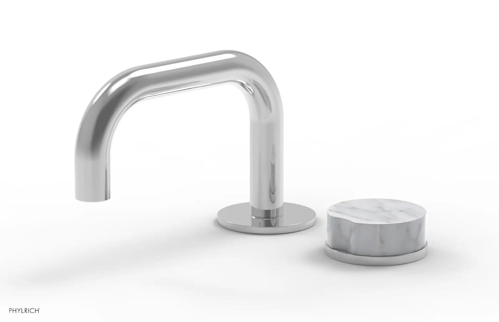 polished chrome faucet