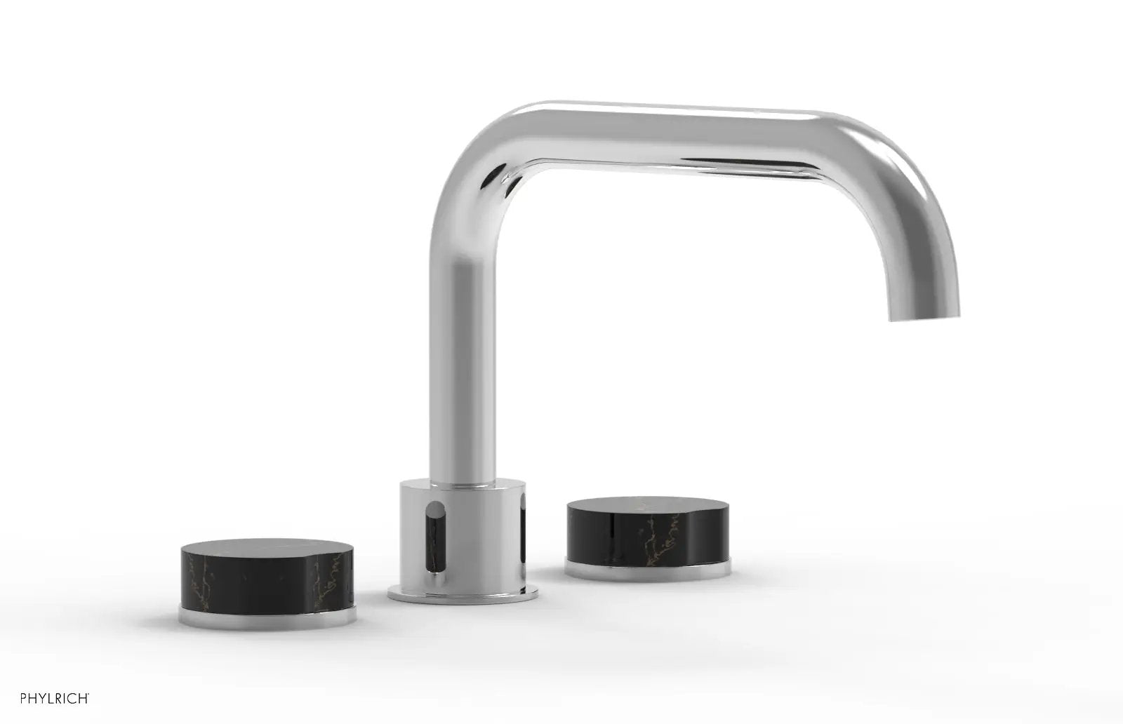 polished chrome tub set