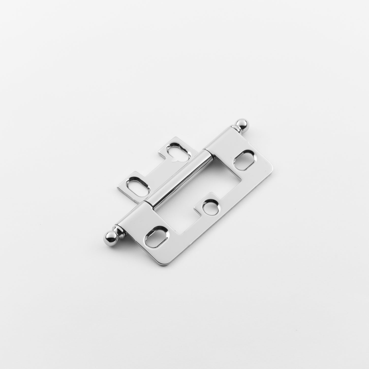 polished chrome hinge