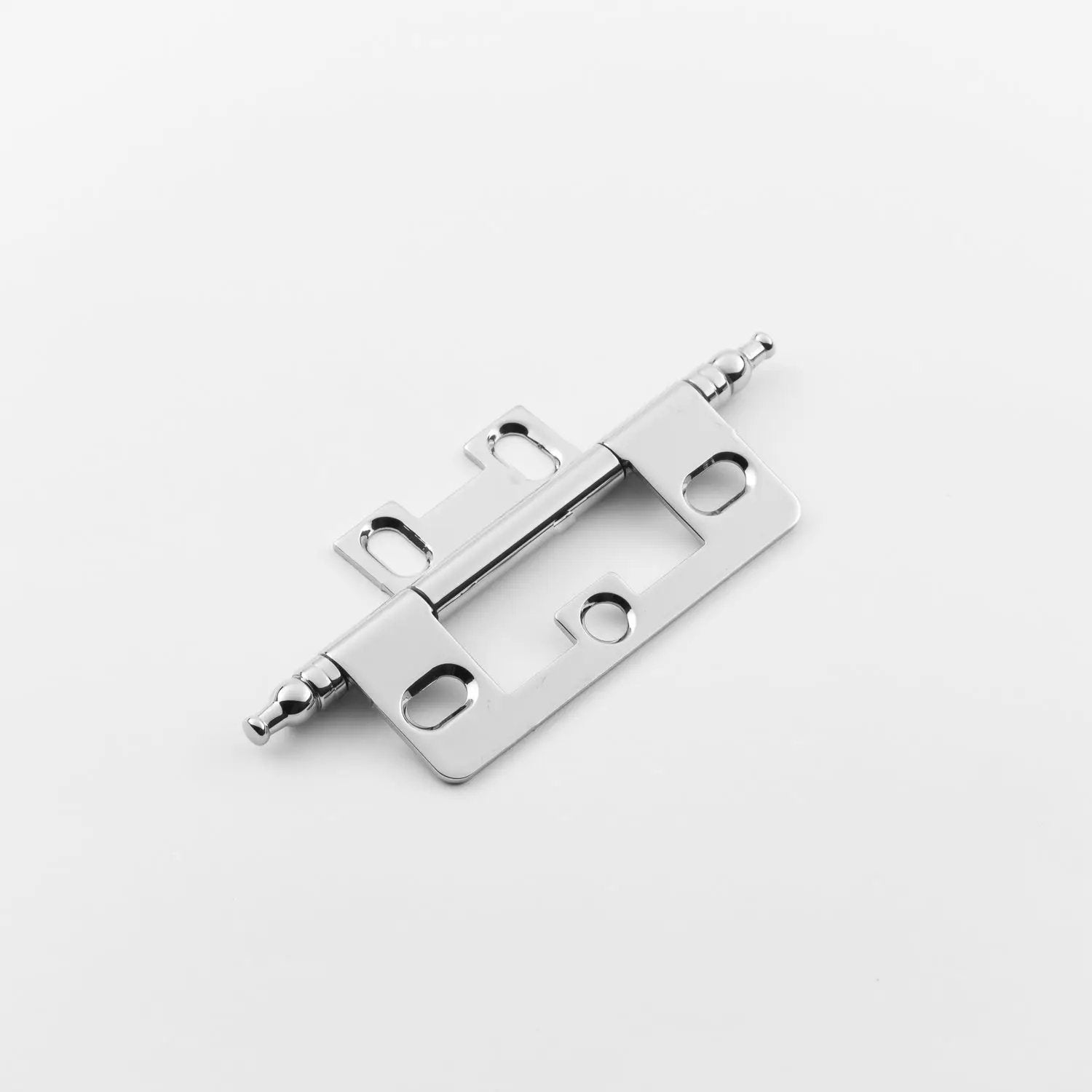 polished chrome hinge