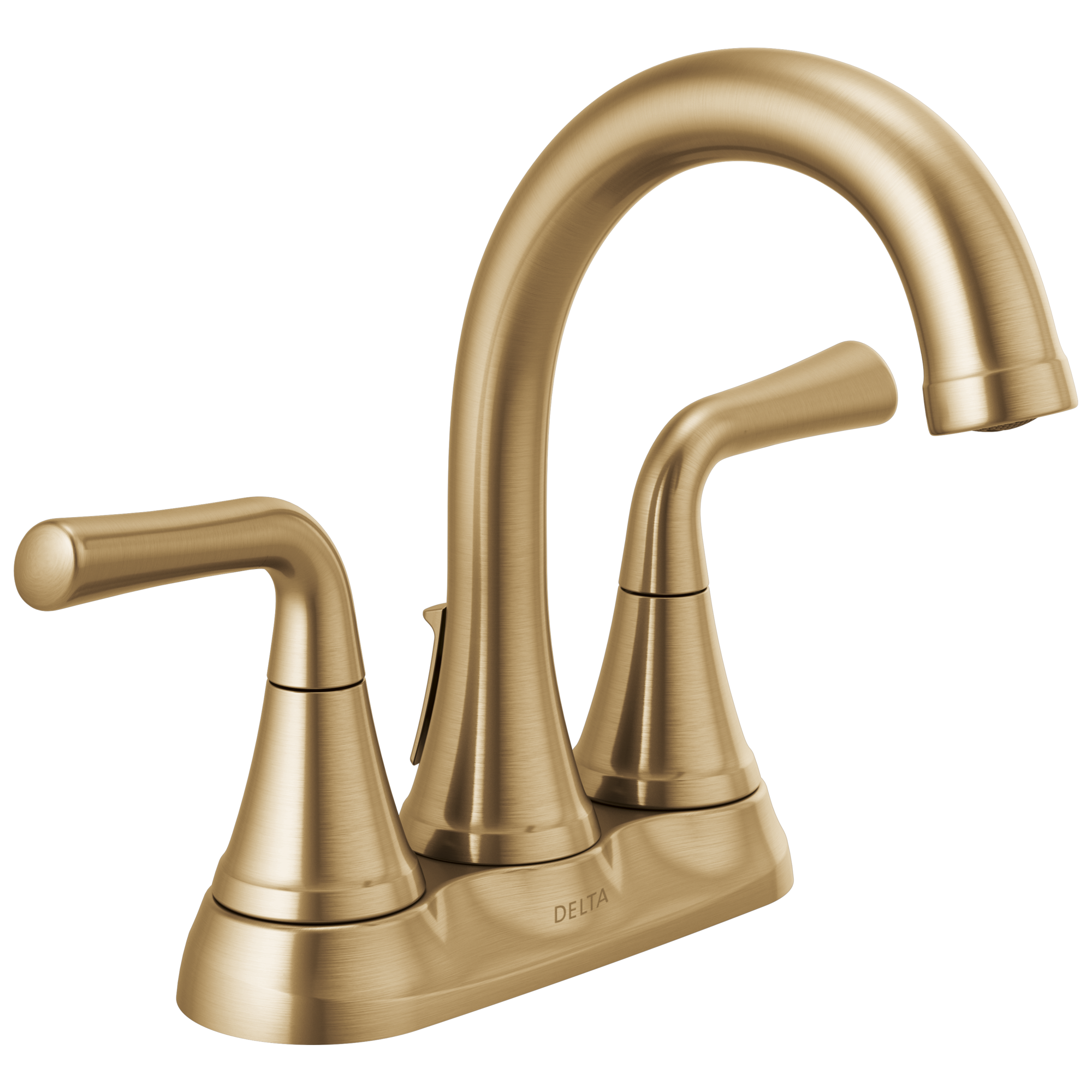 Delta Kayra Two Handle Tract-Pack Centerset Bathroom Faucet by Delta