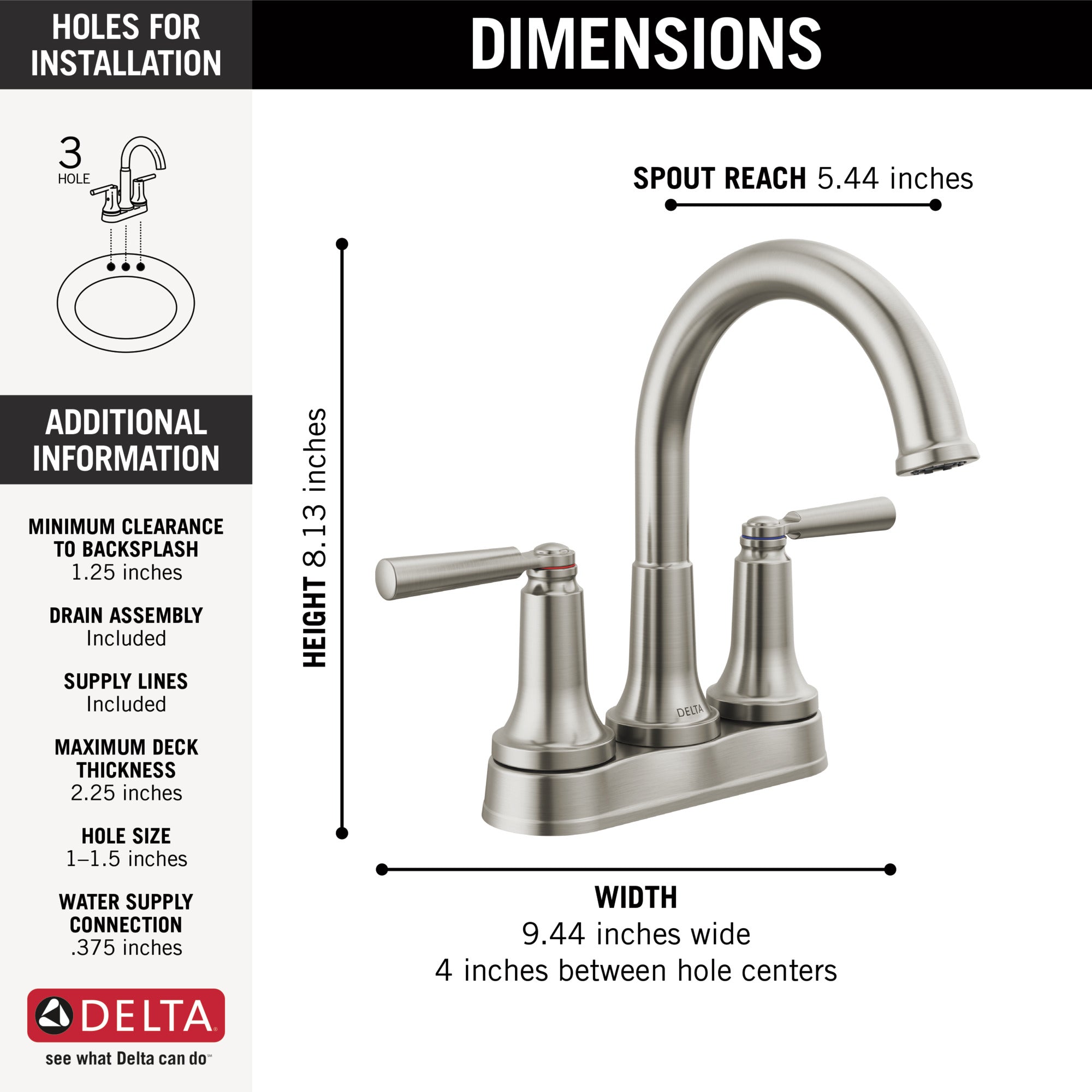 stainless bathroom faucet