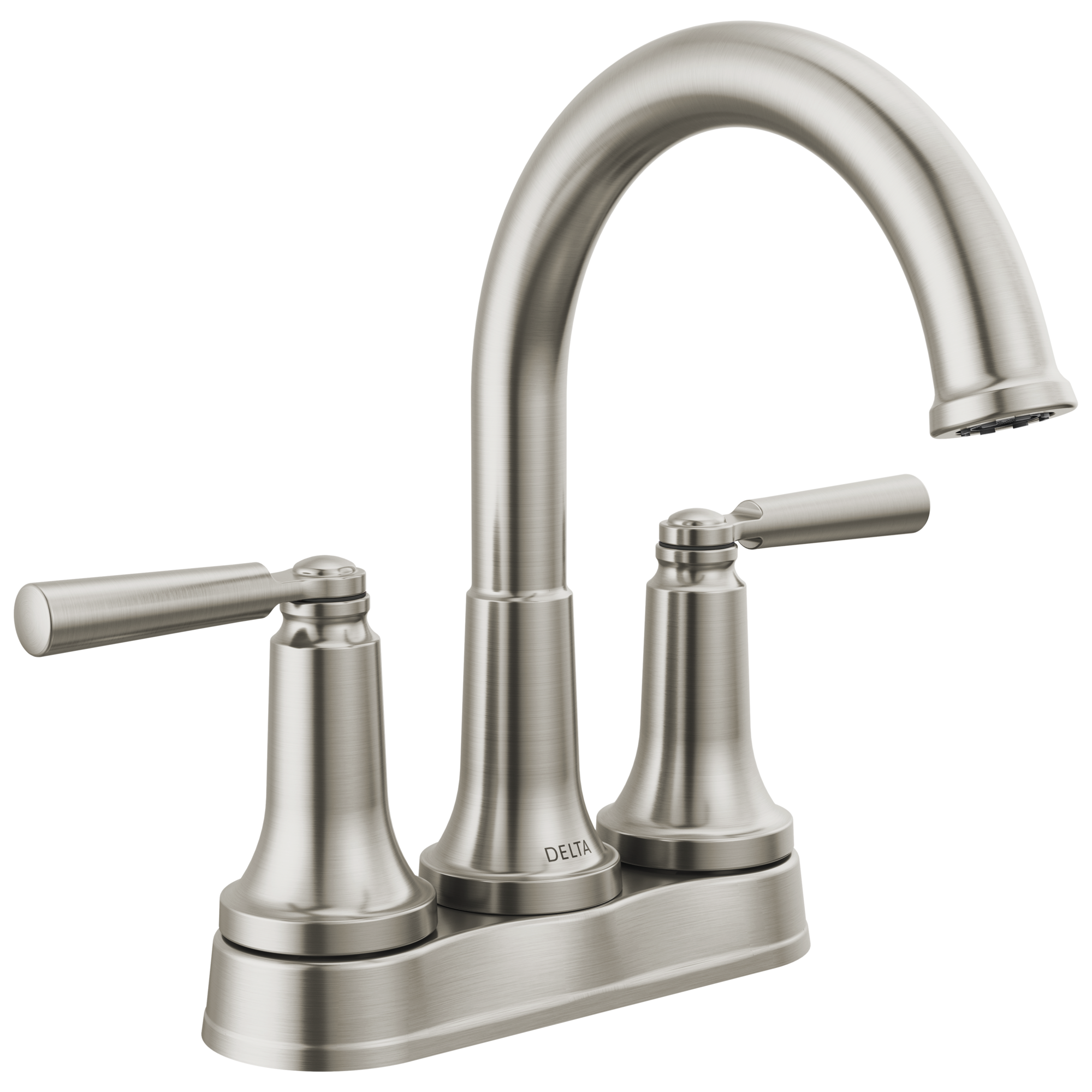 Delta Saylor Two Handle Tract-Pack Centerset Bathroom Faucet by Delta