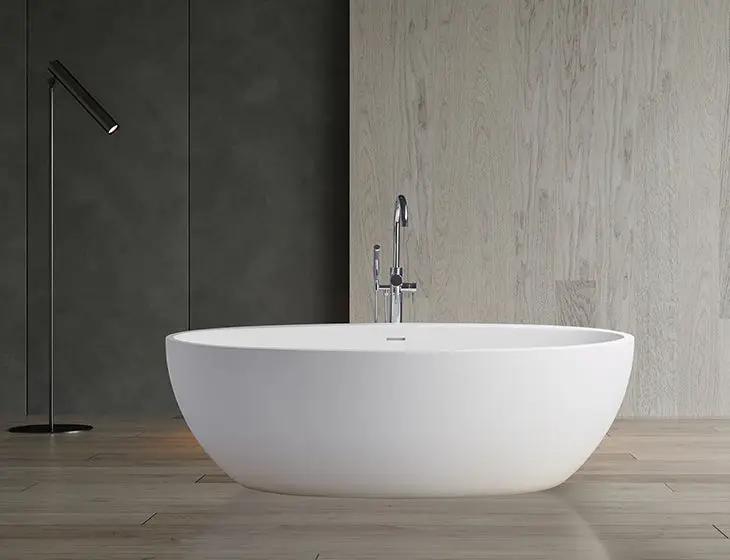 white bathtub