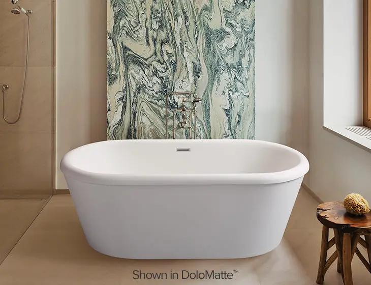 white bathtub