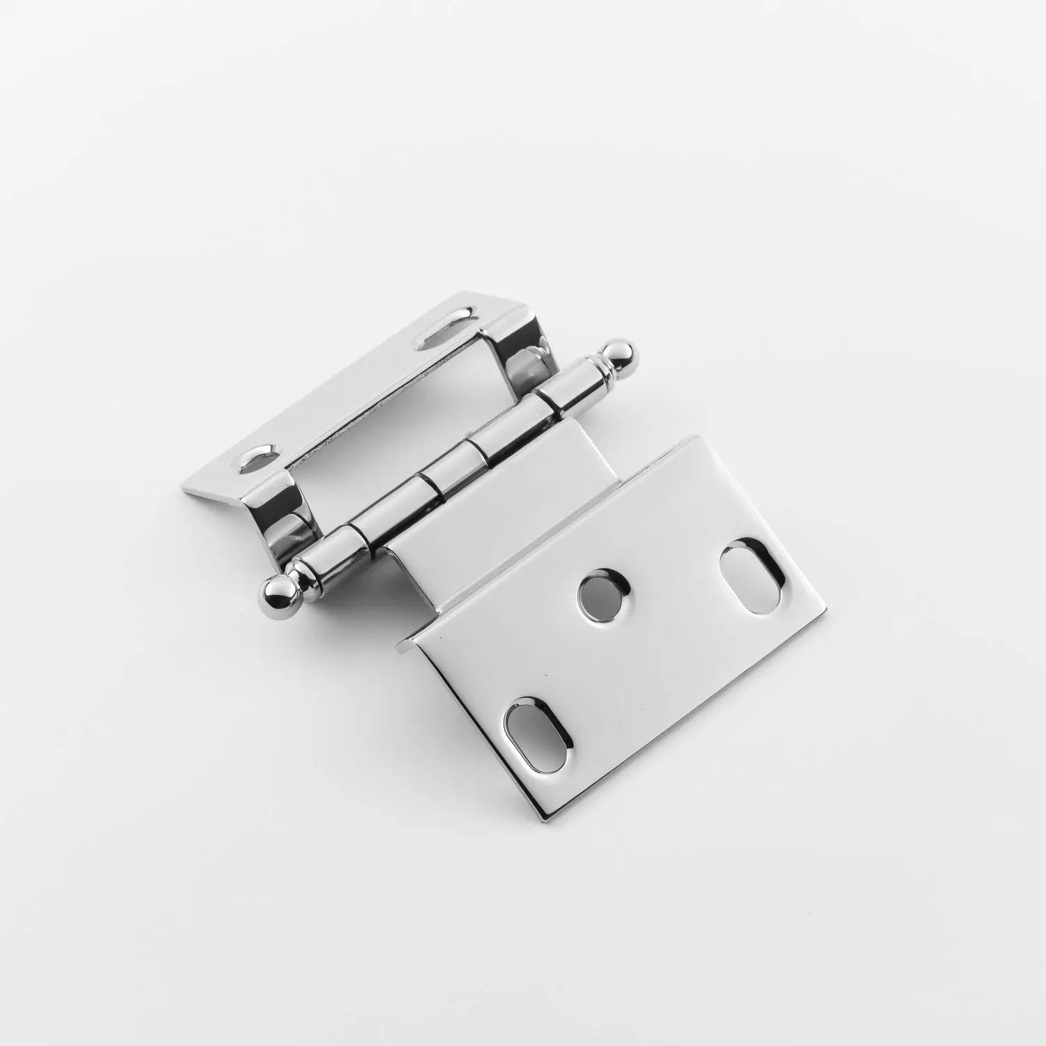 polished chrome hinge