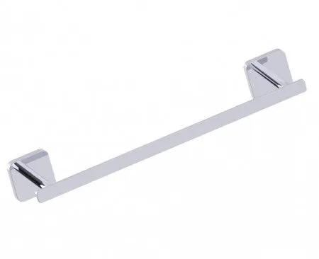 polished chrome towel bar