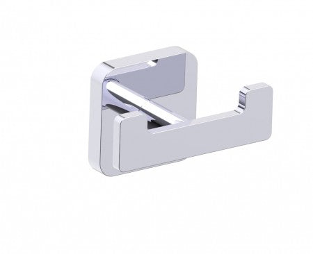 polished chrome robe hook